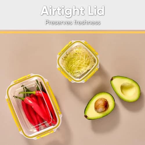 Superio Plastic Food Storage Container with Airtight Lid 27 oz | Leakproof, BPA Free, Stackable, Microwave & Freezer Safe thumbnail 6