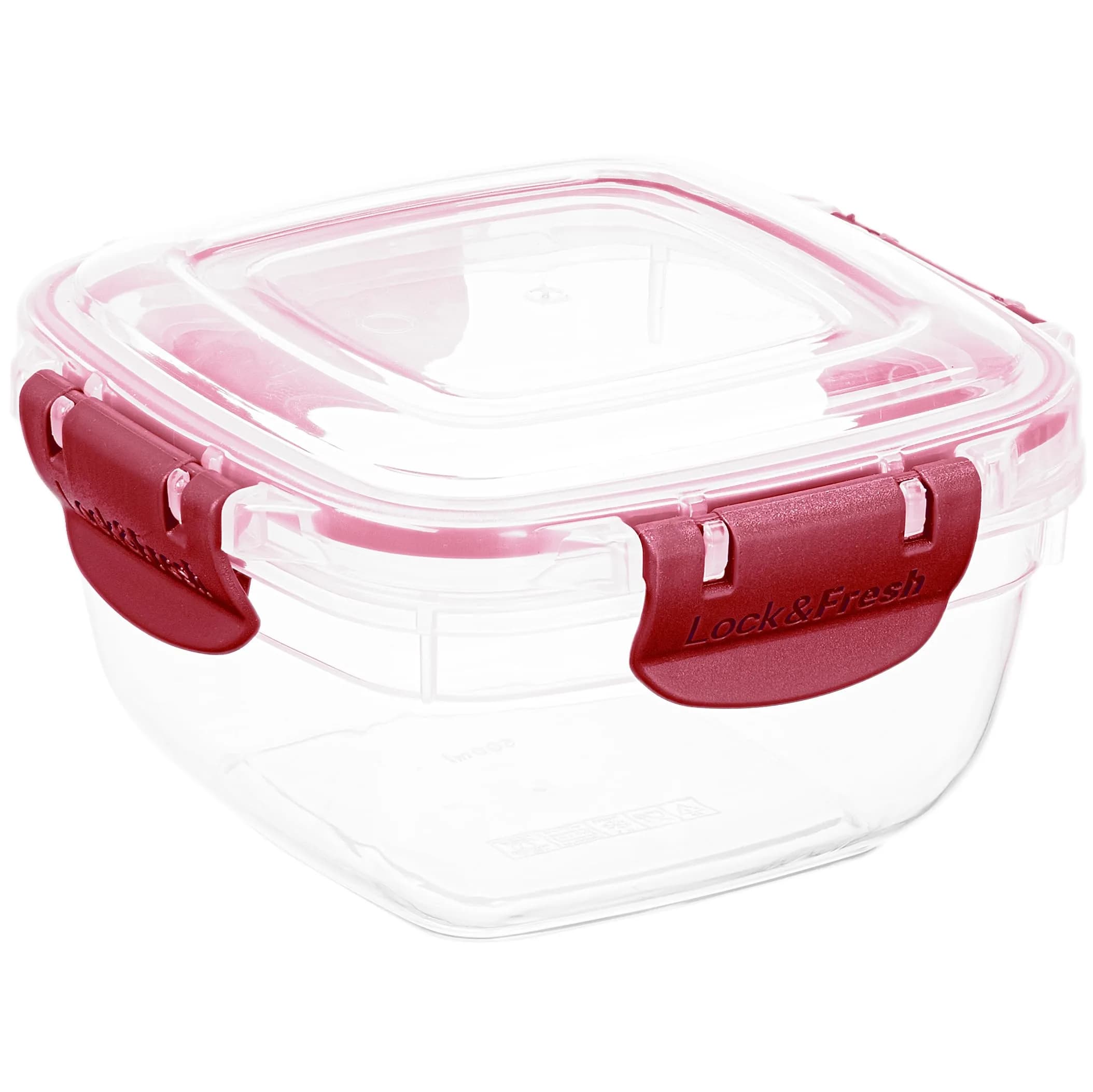 Superio 473ml (16 Oz) Yellow Square Food Storage Container with Airtight Lid | BPA-Free & Leakproof for Kitchen Pantry Organization — Red / 16 oz