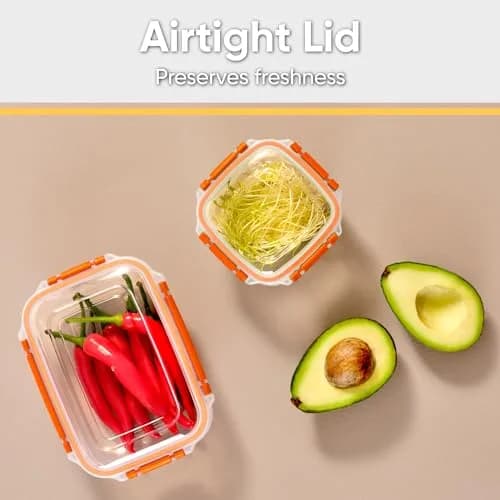 Superio Blue 27 Oz Food Storage Container | Airtight, Leakproof, BPA-Free Plastic for Kitchen & Pantry thumbnail 6