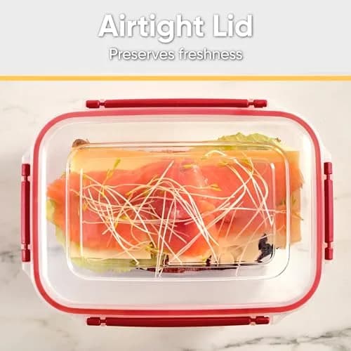 Superio Food Storage Container 80 Oz | Leakproof, Airtight & BPA Free thumbnail 6