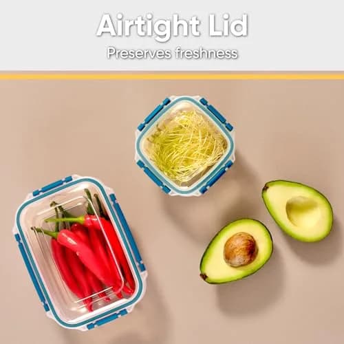 Superio Lock & Fresh Airtight Food Storage Container 13 oz | Leakproof & BPA-Free Kitchen Organizer thumbnail 6