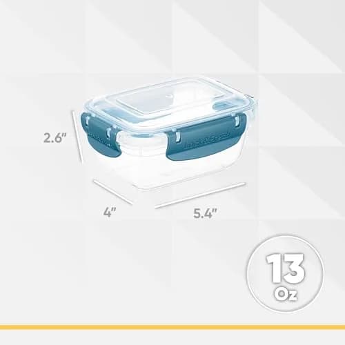 Superio Lock & Fresh Airtight Food Storage Container 13 oz | Leakproof & BPA-Free Kitchen Organizer thumbnail 2