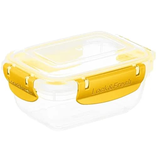 Superio Plastic Food Storage Container with Airtight Lid 13 oz | Leakproof & BPA Free thumbnail 1