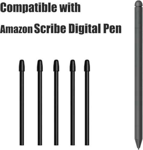 Mingxiong Replacement Pen Tips for Kindle Scribe 5 Pack | Smooth Writing, 4096 Pressure Levels thumbnail 2