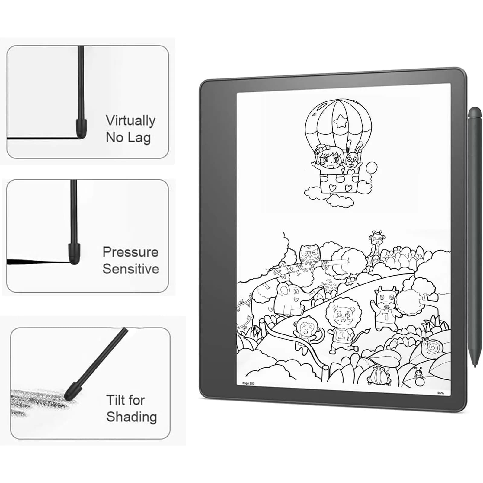 Mingxiong Replacement Pen Tips for Kindle Scribe 5 Pack | Smooth Writing, 4096 Pressure Levels - view 4