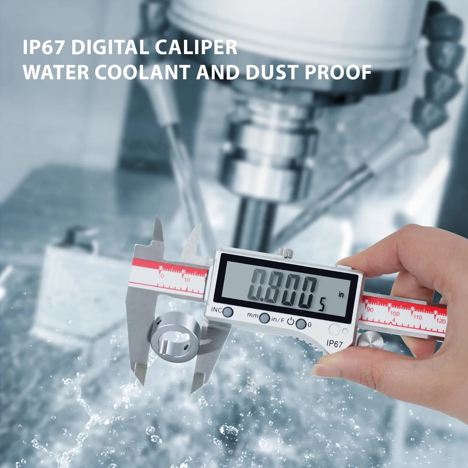 VINCA DIPA-0605B Bluetooth Digital Caliper 6 Inch (150mm) Stainless Steel with IP67 Rating - view 4