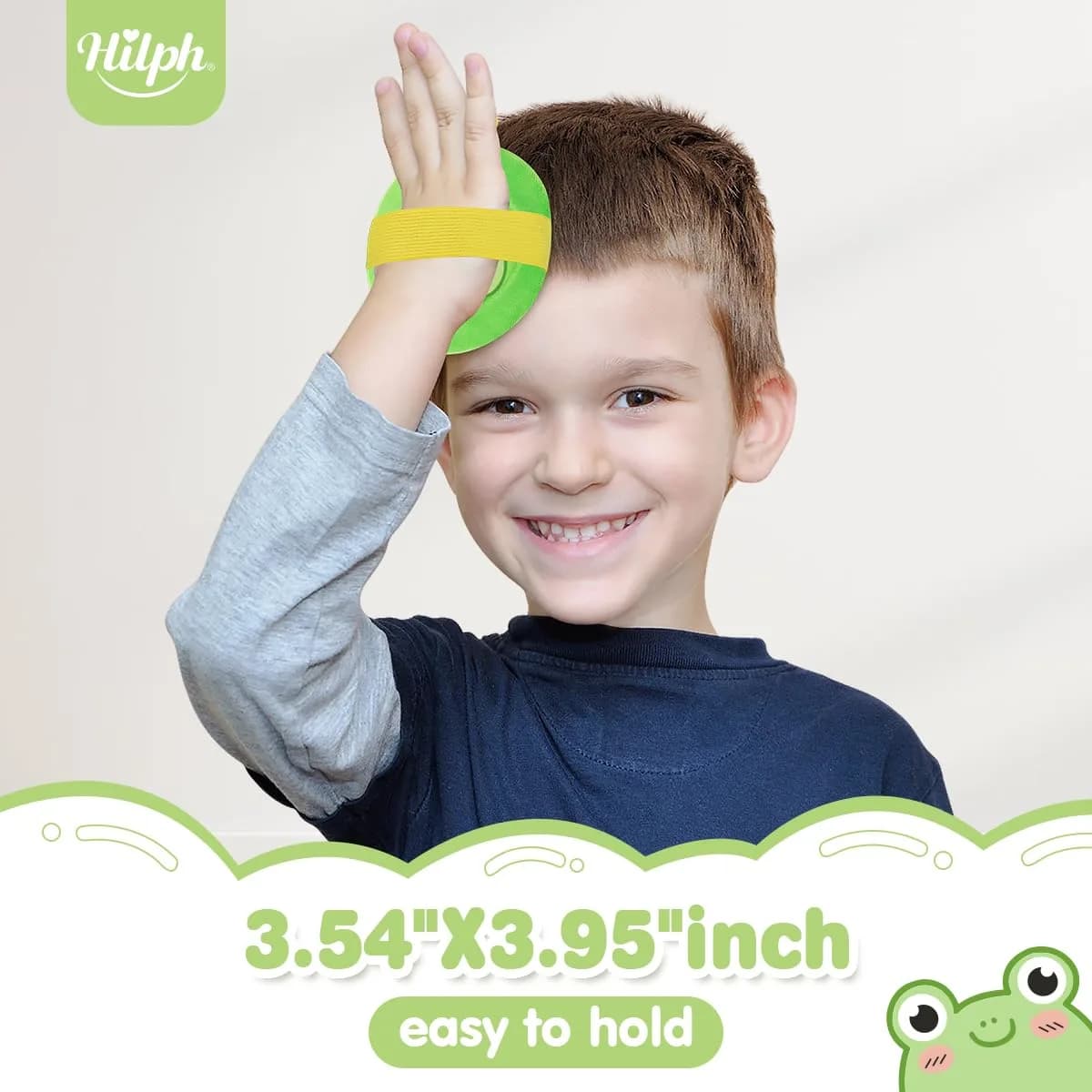 Hilph Kids Ice Packs with Frog Sleeves: 3 Reusable Gel Hot Cold Packs for Toddlers & Babies - view 3