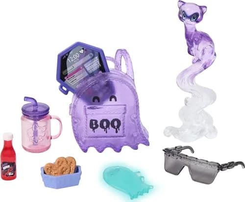 Monster High Spectra Vondergeist Doll with Pet Ferret Rhuen & 7 Accessories | Ages 4+ thumbnail 5