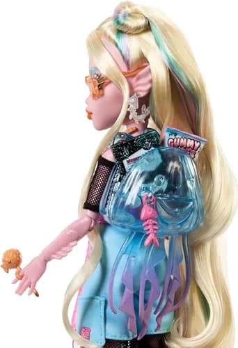 Monster High Lagoona Blue Doll in Cargo Pants | Poseable Sea Monster with Accessories for Kids 4+ thumbnail 5