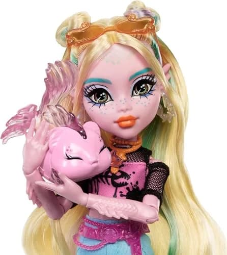 Monster High Lagoona Blue Doll in Cargo Pants | Poseable Sea Monster with Accessories for Kids 4+ thumbnail 3