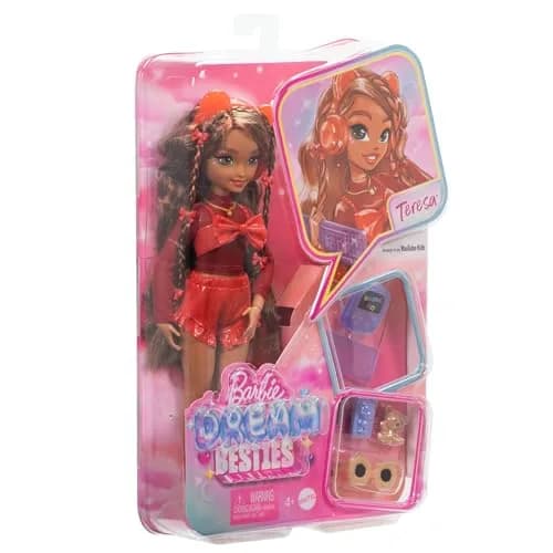 Barbie Dream Besties Teresa Doll and Accessories with Video Game Theme, 10+ Pieces, Ages 4+ | Encourages Imaginative Play thumbnail 6