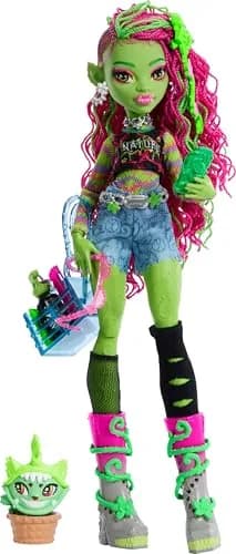 Monster High Venus McFlytrap Doll 5.9 inches | Fully articulated, collectible doll for kids 4+ thumbnail 1