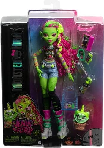Monster High Venus McFlytrap Doll 5.9 inches | Fully articulated, collectible doll for kids 4+ thumbnail 6