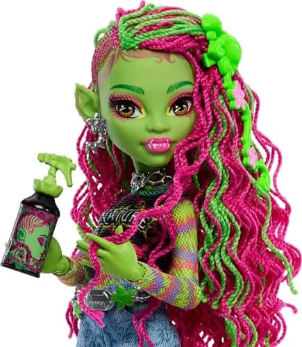 Monster High Venus McFlytrap Doll 5.9 inches | Fully articulated, collectible doll for kids 4+ thumbnail 3