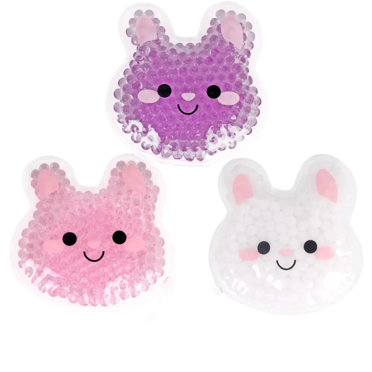Hilph Kids D-3 Rabbits Ice Packs 3 Count | Soft Flexible Gel for Boo Boos, Fevers, and Injuries - main product image