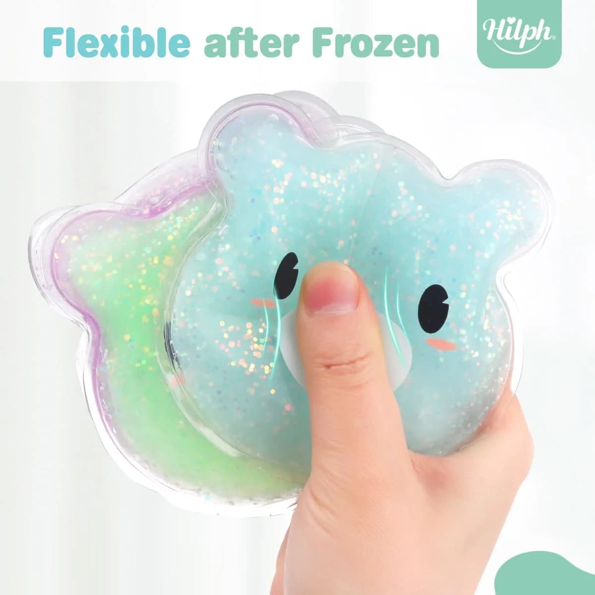 Hilph Kids Ice Packs for Boo Boos, 3 Bear Ice Packs, 11.5cm (4.52" X 4.52") | Reusable Gel Packs for Pain Relief - view 5