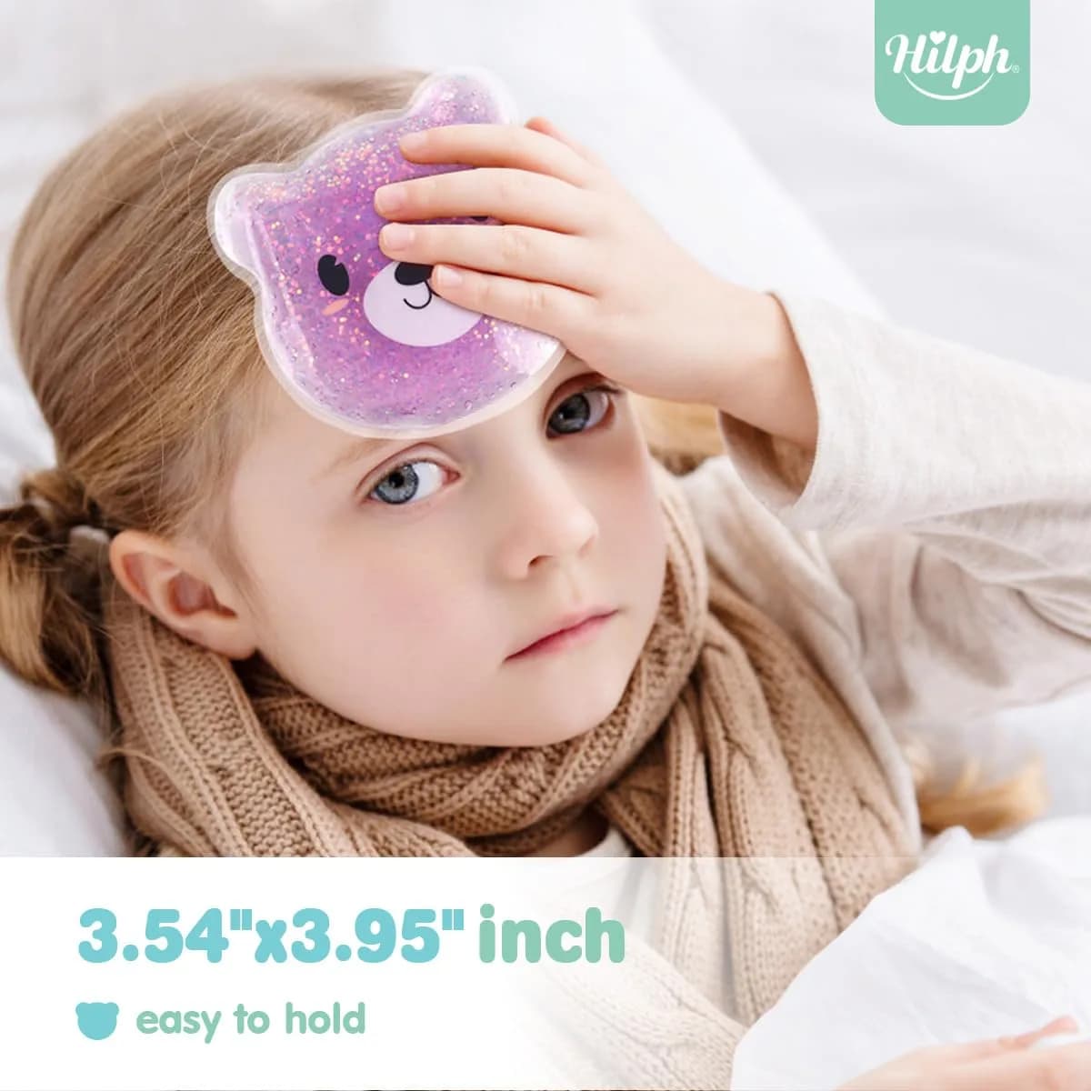 Hilph Kids C-3 Bears Soft Flexible Gel Ice Packs for Boo Boos, Fevers & Injuries (3 Count) - view 2
