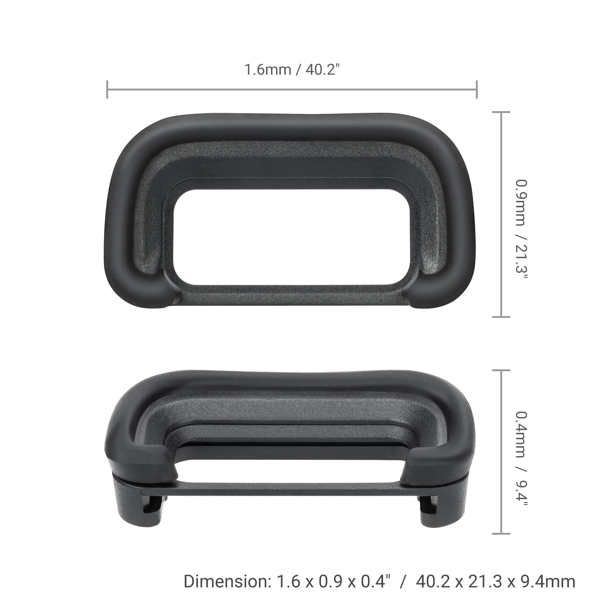 JJC Soft Silicone Eyecup for Sony A6700 & FDA-EP20 | 2-Pack - view 5