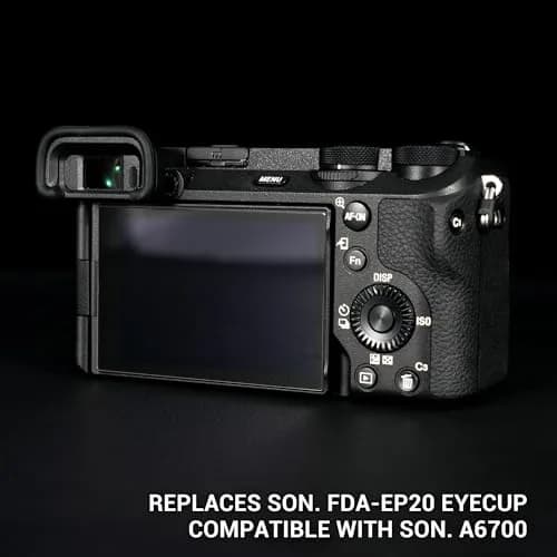 JJC Soft Silicone Eyecup for Sony A6700 & FDA-EP20 | 2-Pack thumbnail 6