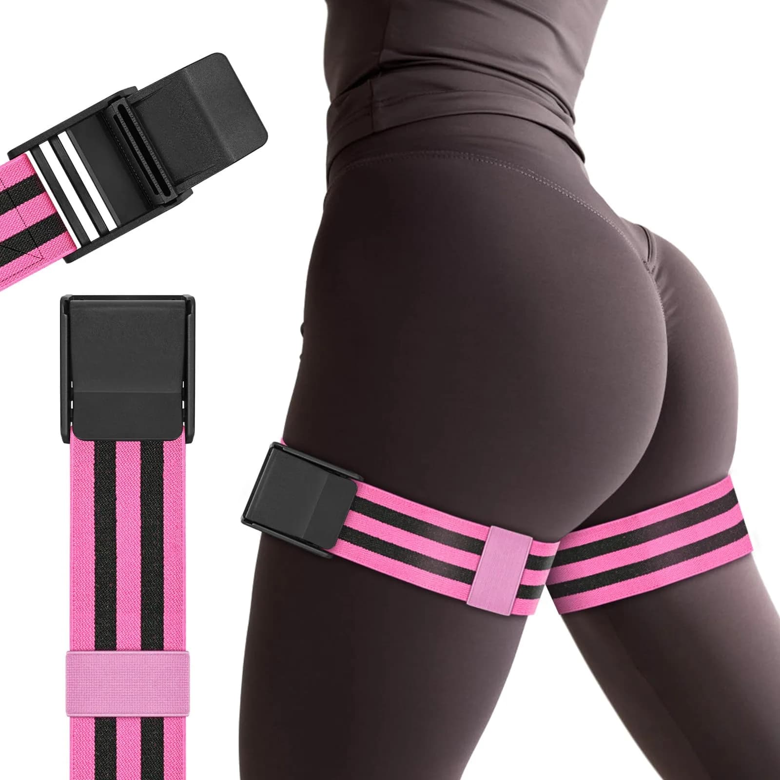 ROSYQUARZ Blood Flow Restriction Bands 2 Pack | Adjustable BFR Training for Muscle Building & Fat Loss - main product image