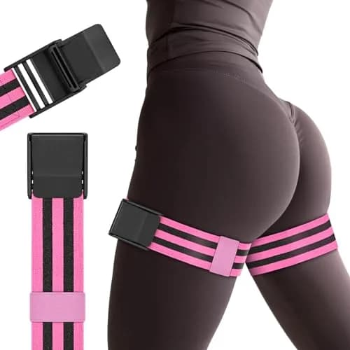 ROSYQUARZ Blood Flow Restriction Bands 2 Pack | Adjustable BFR Training for Muscle Building & Fat Loss thumbnail 1