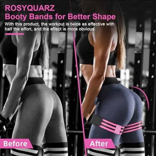 ROSYQUARZ Blood Flow Restriction Bands 2 Pack | Adjustable BFR Training for Muscle Building & Fat Loss thumbnail 3
