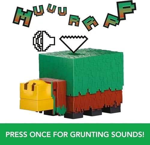 Mattel Minecraft Sniffer Action Figure 3.25-inch | Game-Accurate Sounds & Pixelated Design thumbnail 4