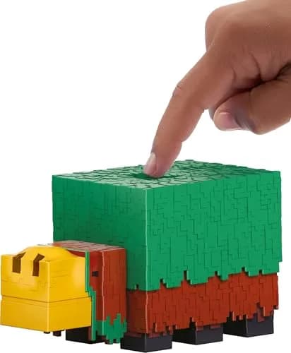 Mattel Minecraft Sniffer Action Figure 3.25-inch | Game-Accurate Sounds & Pixelated Design thumbnail 6