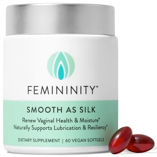 Femininity Softgels for Vaginal Dryness 60 Count | Omega 7 & Organic Sea Buckthorn thumbnail 1