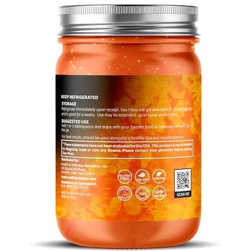 WELLNESS LABSRX Irish Sea Moss Gel Superfood Pineapple Mango 10 oz (296 ml) | Nutrient-Rich Superfood for Wellness thumbnail 3