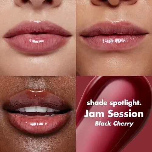 e.l.f. Glow Reviver Lip Oil Jam Session 7.6ml (0.25 Fl Oz) | Hydrating Tinted Gloss with Minty Scent thumbnail 3