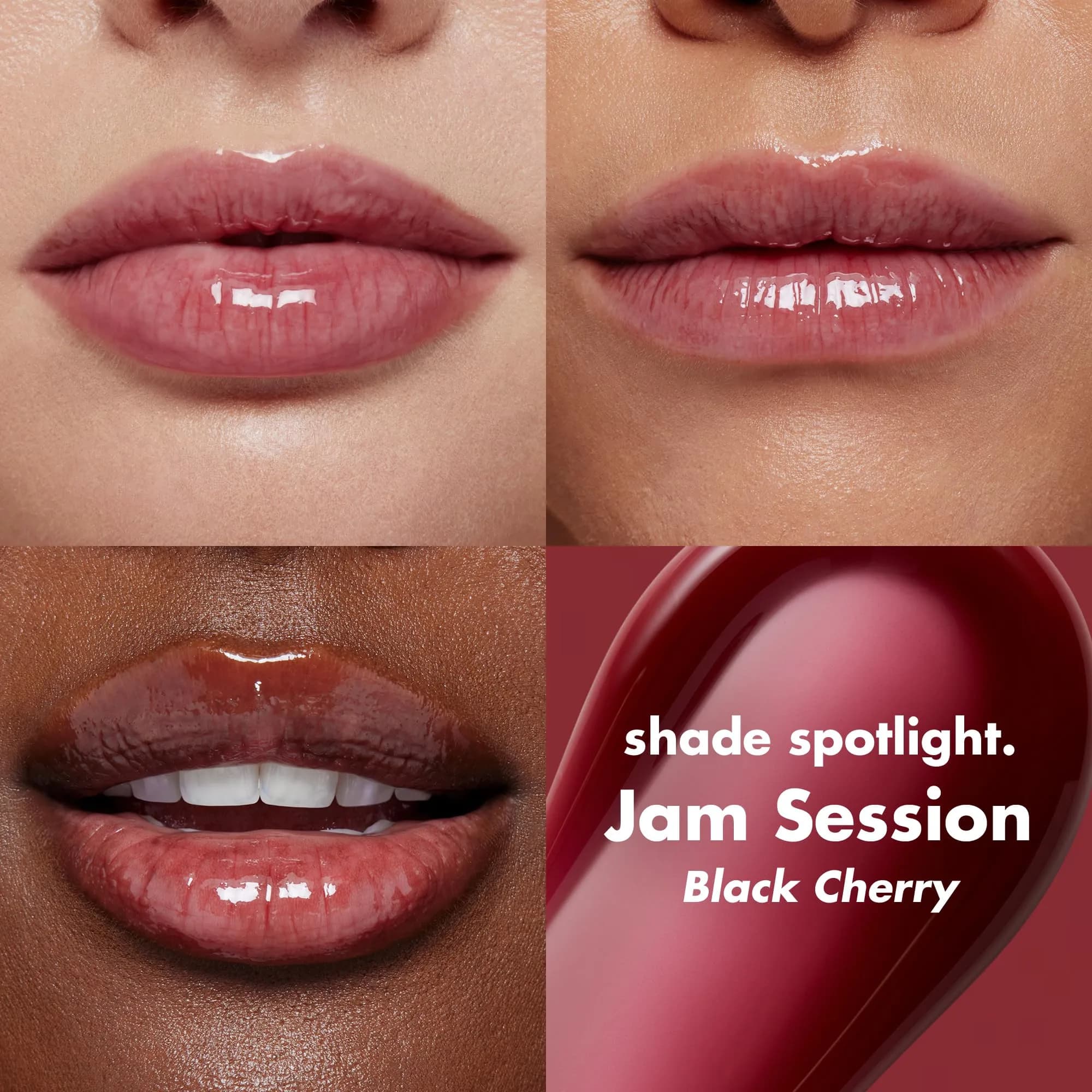 e.l.f. Glow Reviver Lip Oil Jam Session 7.6ml (0.25 Fl Oz) | Hydrating Tinted Gloss with Minty Scent - view 3