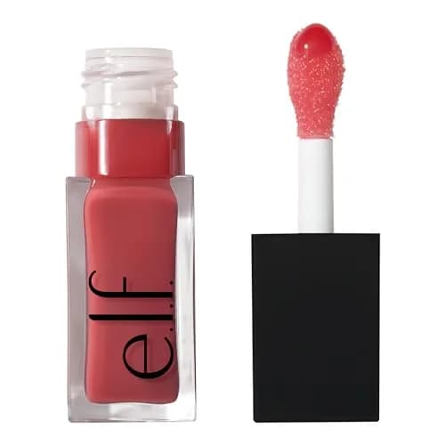 e.l.f. Glow Reviver Lip Oil, Tinted, Hydrating & Non-Sticky, Rose Envy | Sheer Glossy Lip Nourishment thumbnail 1