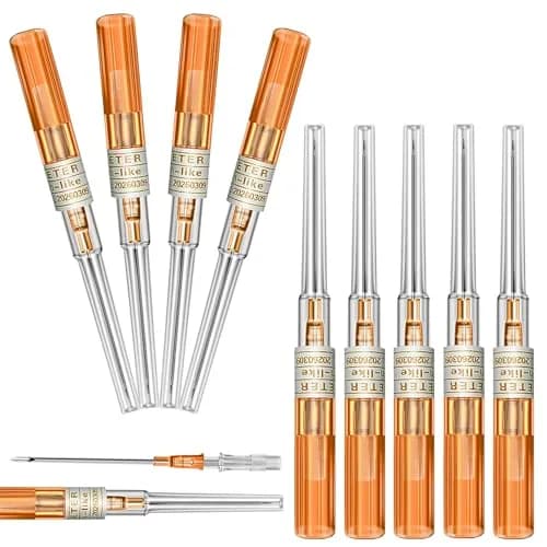 YONGDA Catheter Piercing Needles 14G 10pcs | Stainless Steel, Safe & Precise thumbnail 1