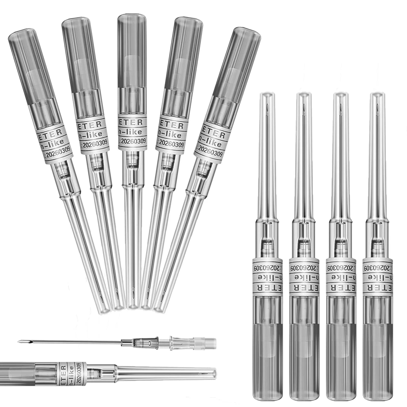YONGDA Catheter Piercing Needles 14G 10pcs | Stainless Steel, Safe & Precise