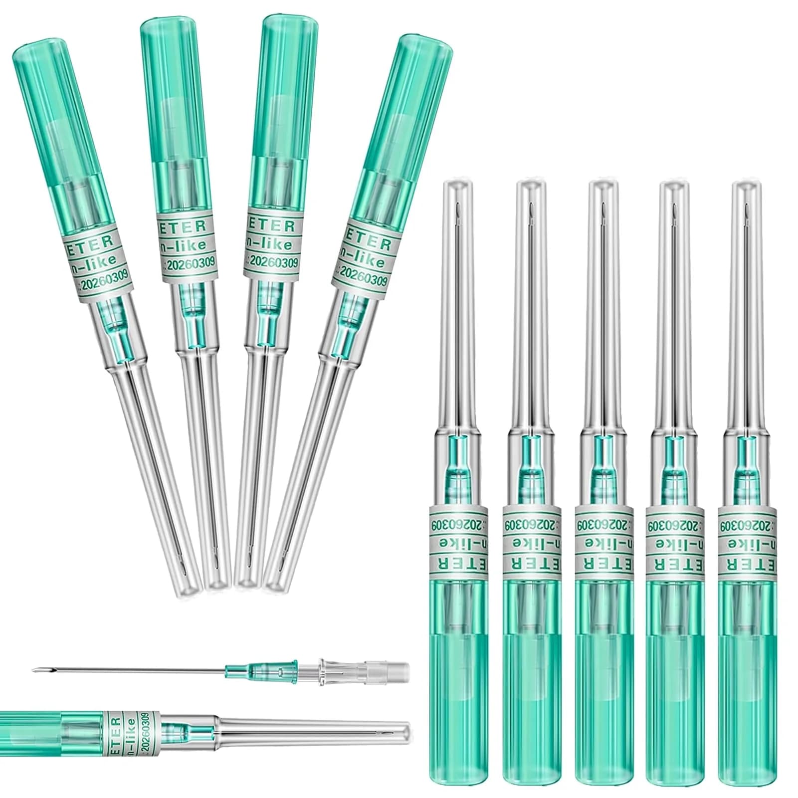 YONGDA Catheter Piercing Needles 18G 10pcs | Precision Jewelry Piercing Supply thumbnail 1