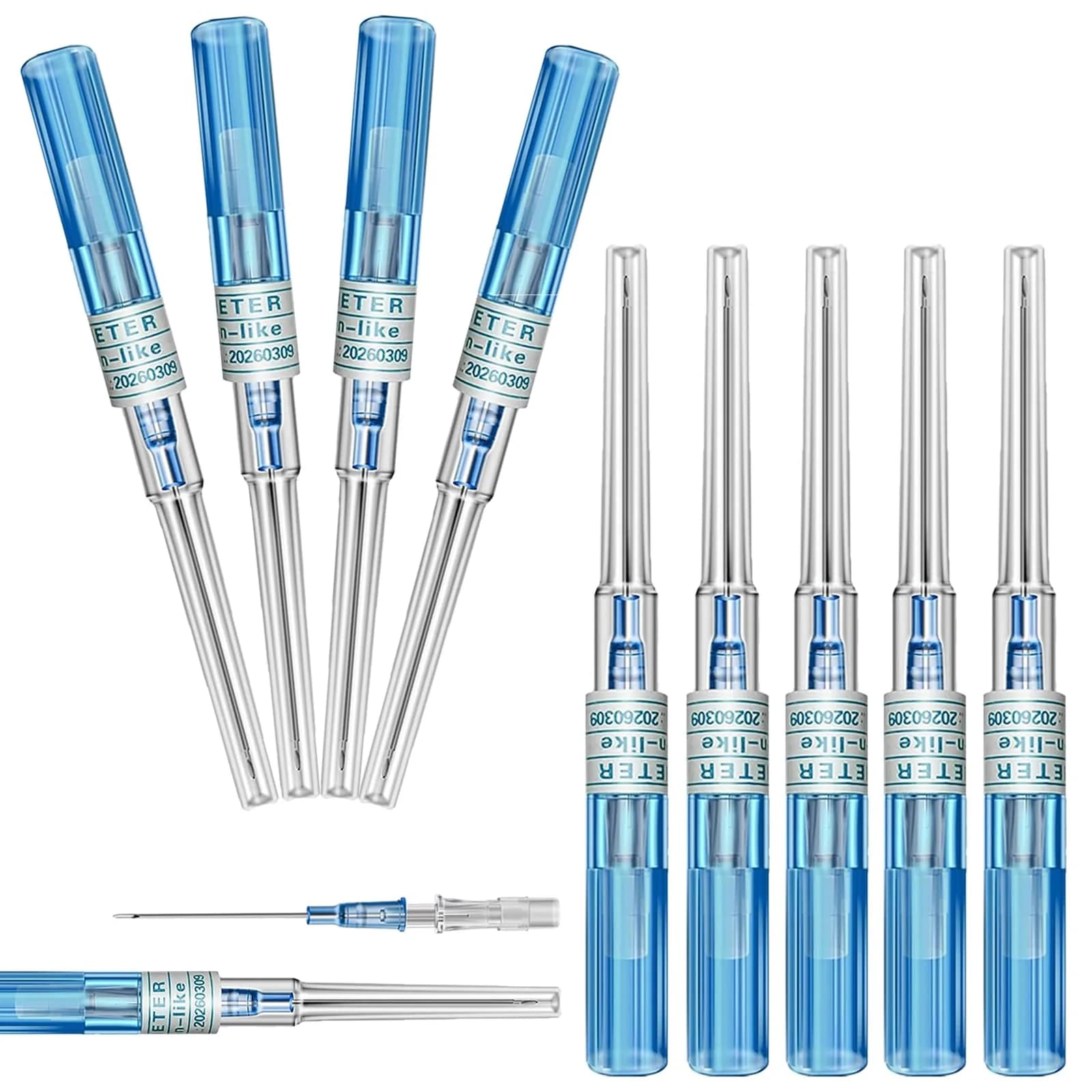 YONGDA Catheter Piercing Needles 22G | Disposable Stainless Steel Needles for Jewelry Piercing in India