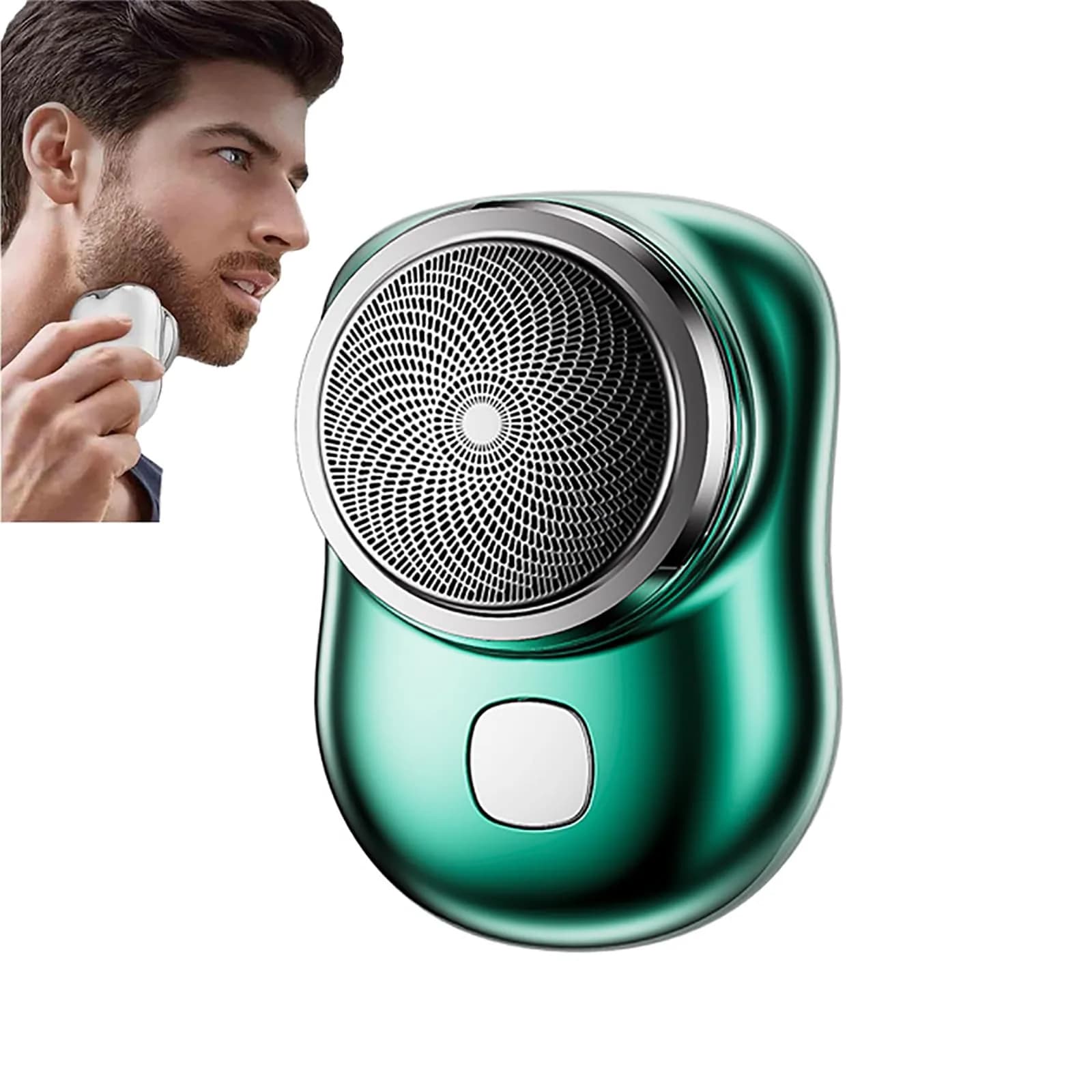 KRRHUEO Zao Mini Shaver Men 2023 Electric Razor 7200rpm (Green) — Green