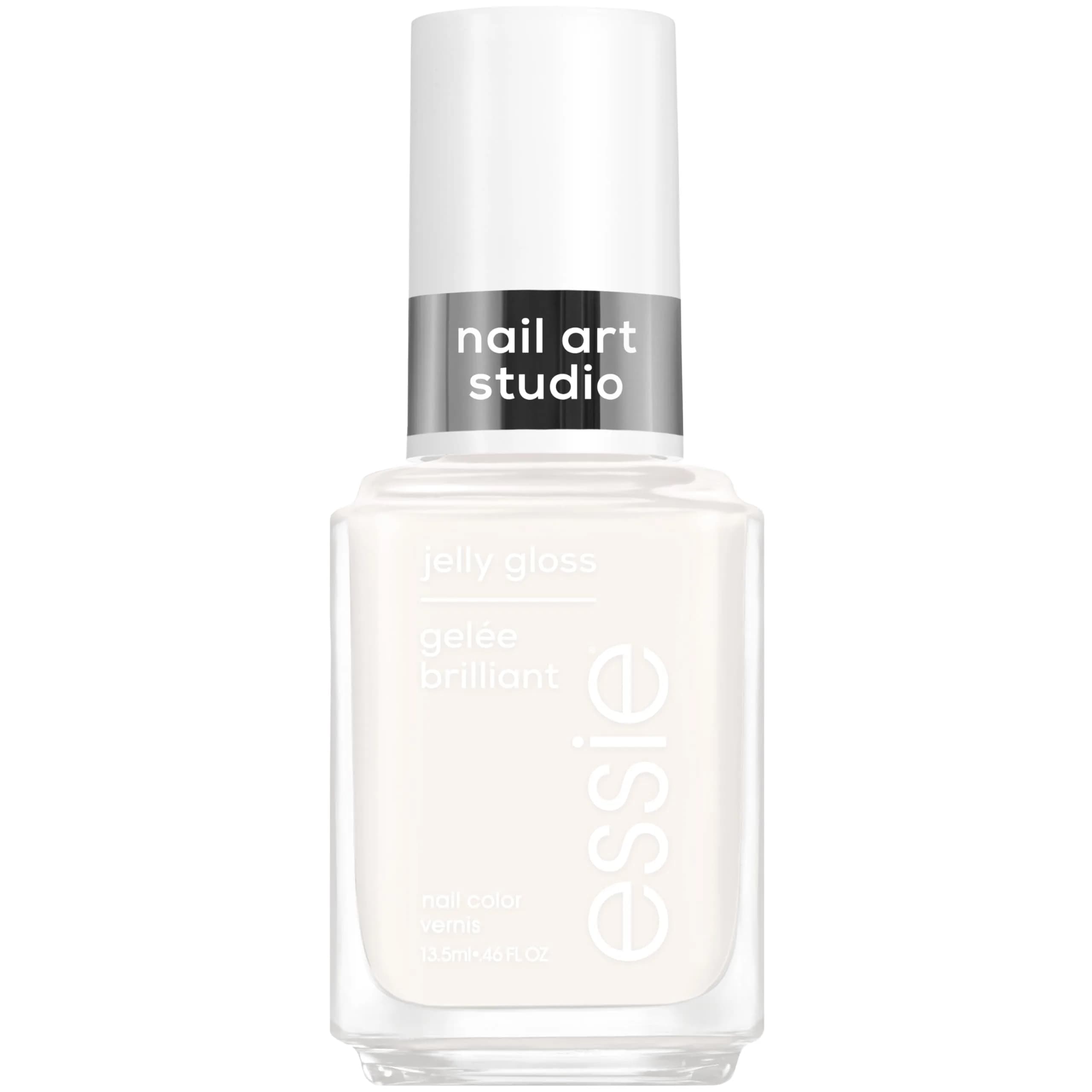 essie Jelly Gloss Nail Polish 0.46 Fl Oz | Sheer White, Vegan, Buildable Finish for Creative Nail Art — 10 ARCTIC JELLY