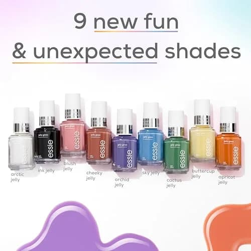 essie Jelly Gloss Nail Polish 0.46 Fl Oz | Sheer White, Vegan, Buildable Finish for Creative Nail Art thumbnail 6