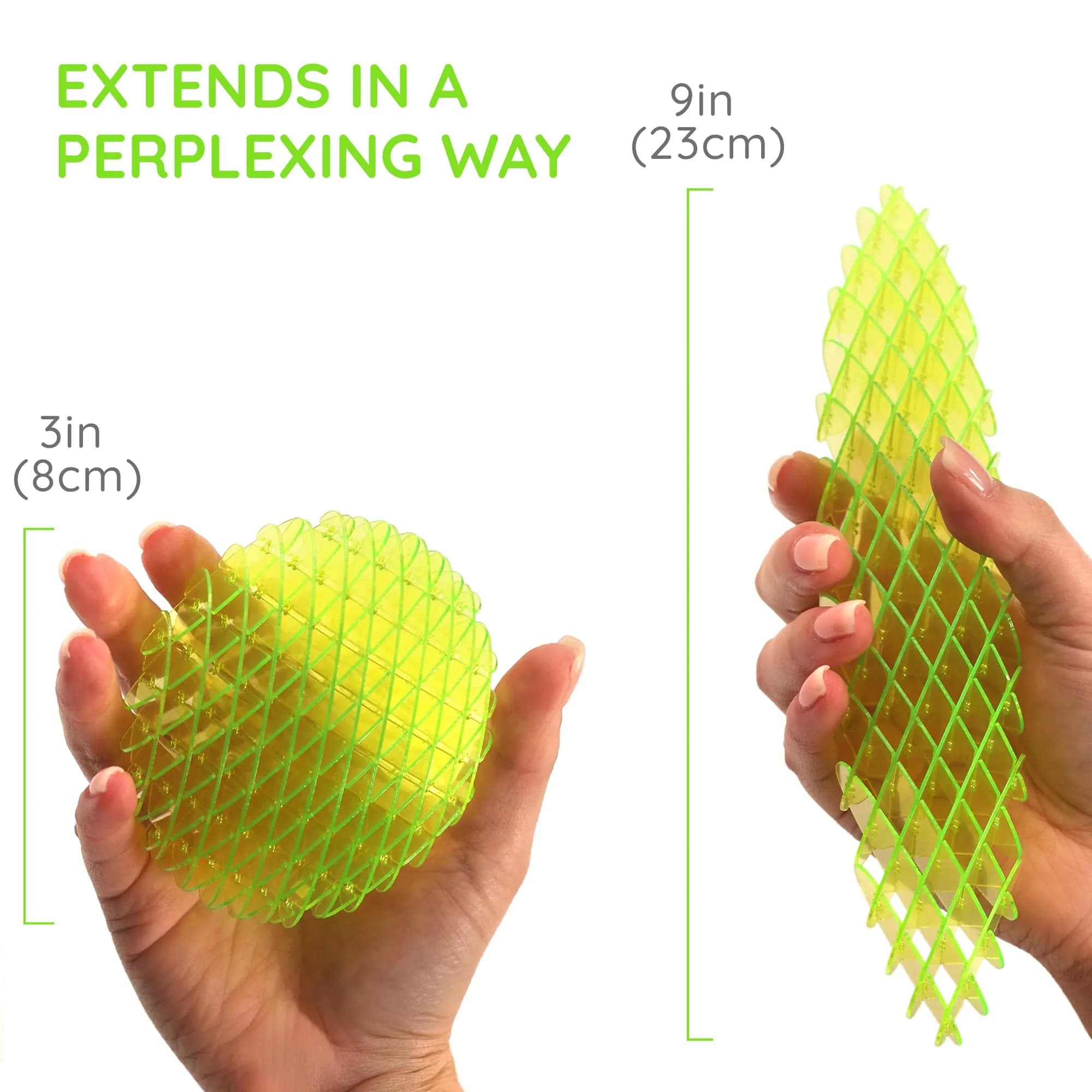 morf Worm 3D Sensory Figgy Fidget Toy, Green, Small (15 cm / 5 inches) | ASTM-Tested Non-Toxic Toy - view 5
