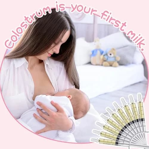TrelaCo 3ml Colostrum Syringes with Caps & 20ml Cup (100 Sets) | Sterile, Needle-Free Harvesting for Breast Milk Storage thumbnail 6