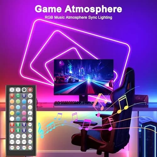 Nexillumi Neon LED Rope Lights 32.8FT | Waterproof RGB Strip for Bedroom & Outdoors thumbnail 7