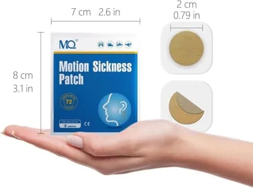 MQ Motion Sickness Patches 84ct | Non-Drowsy Relief for Travel & Cruise (70-120 chars) thumbnail 6