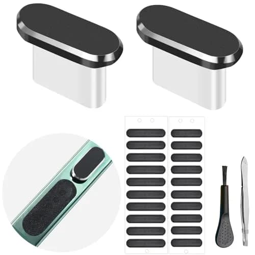 Limvory USB C Dust Plug & Phone Speaker Cover | Anti Dust & Water Protection thumbnail 1