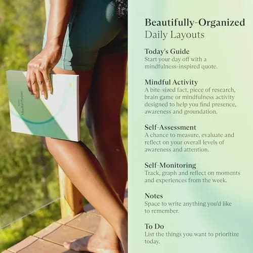 Switch Research Mindful Planner (Acceptance) - Evidence-Based Life Organizer - 31-Day Goal Planner to Develop Radical Acceptance - Daily planner With Prompts thumbnail 5