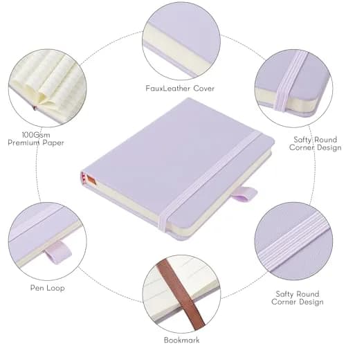 Animusphere Purple 2Pack Pocket Notebook Journal 10.2cm x 14.5cm (4" x 5.7") | Authentic USA Import thumbnail 7