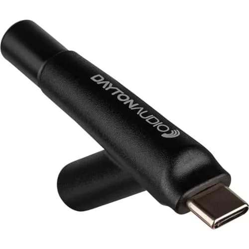 Dayton Audio iMM-6C Calibrated Measurement USB-C Microphone for iPhone, iPad, Android | Omnidirectional Condenser Mic thumbnail 1