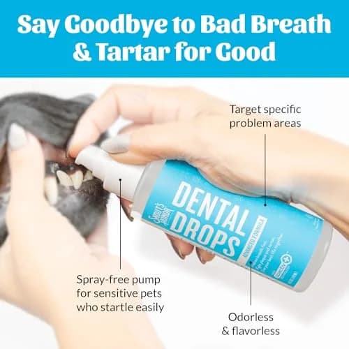 SKOUT'S HONOR Fresher Breath Advanced Dental Drops for Dogs and Cats | No Brushing Needed, 4 oz thumbnail 5