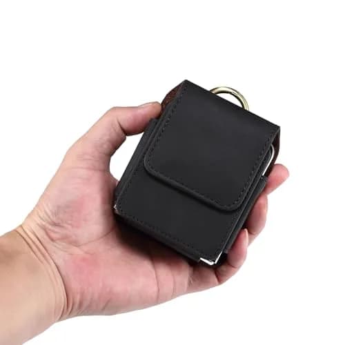 ZZ HZYISIDA Black Cell Phone Holster Pouch with Belt Clip for Motorola Razr+ 2025 & Samsung Galaxy Z Flip 7 (Nylon) thumbnail 7